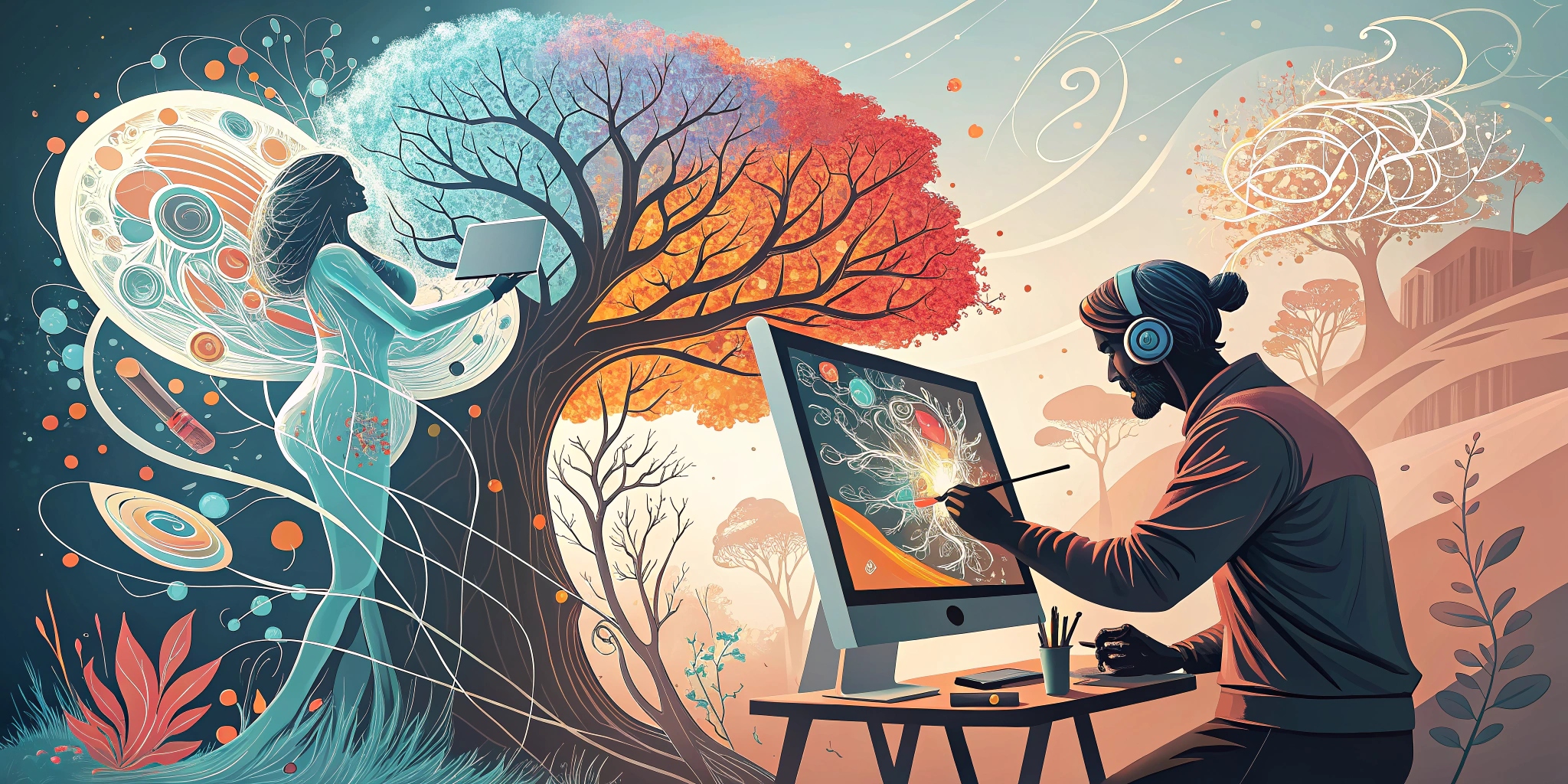 ai kapcsolata az abstract művészettel