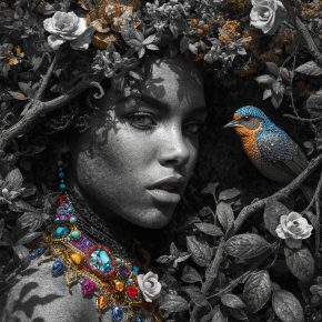 Lucid_Origin_In_a_style_of_Knitted_Wool_create_a_detailed_mono_1662 