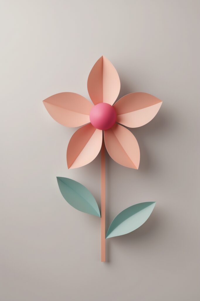 Origami flower