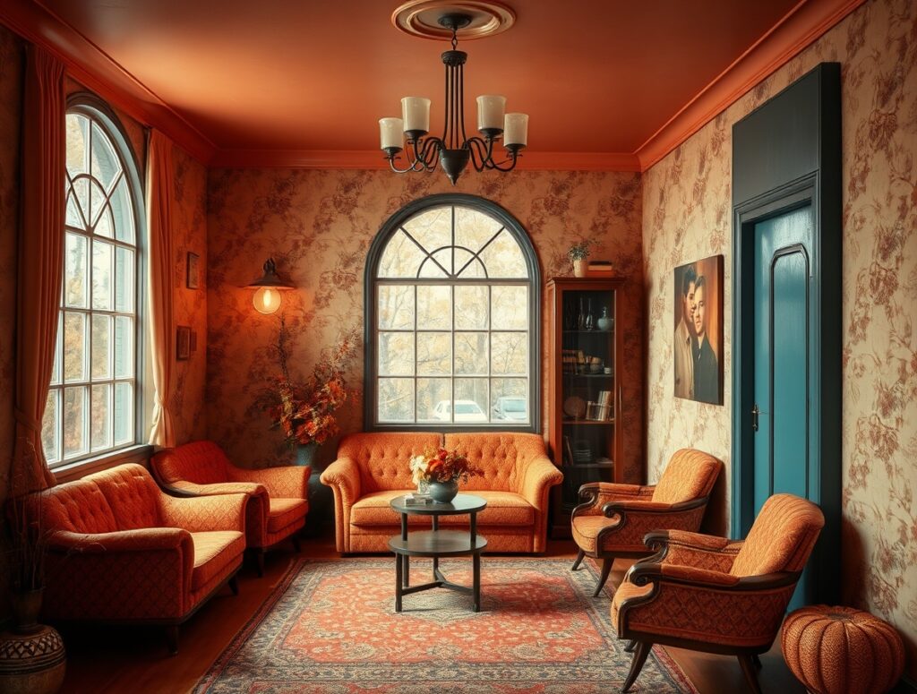 retro cozy interior