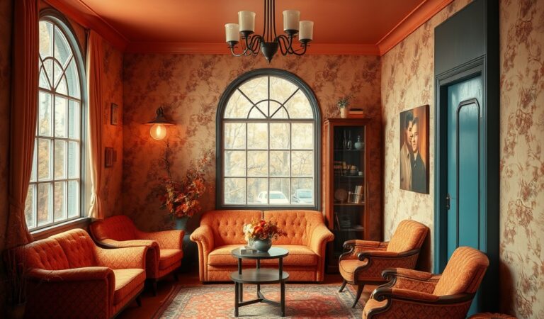 retro cozy interior