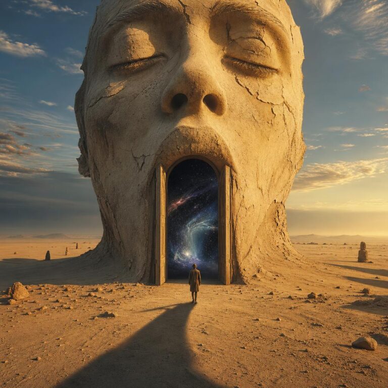 gpt image 2 Giant human face formed from desert sand Salvador Dali surrealist style infinit 1 | MIfoto.hu - a [ MI ] közösségünk!