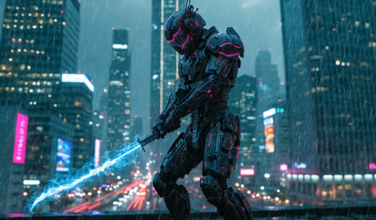 #napiprompt – futuristic tech armor